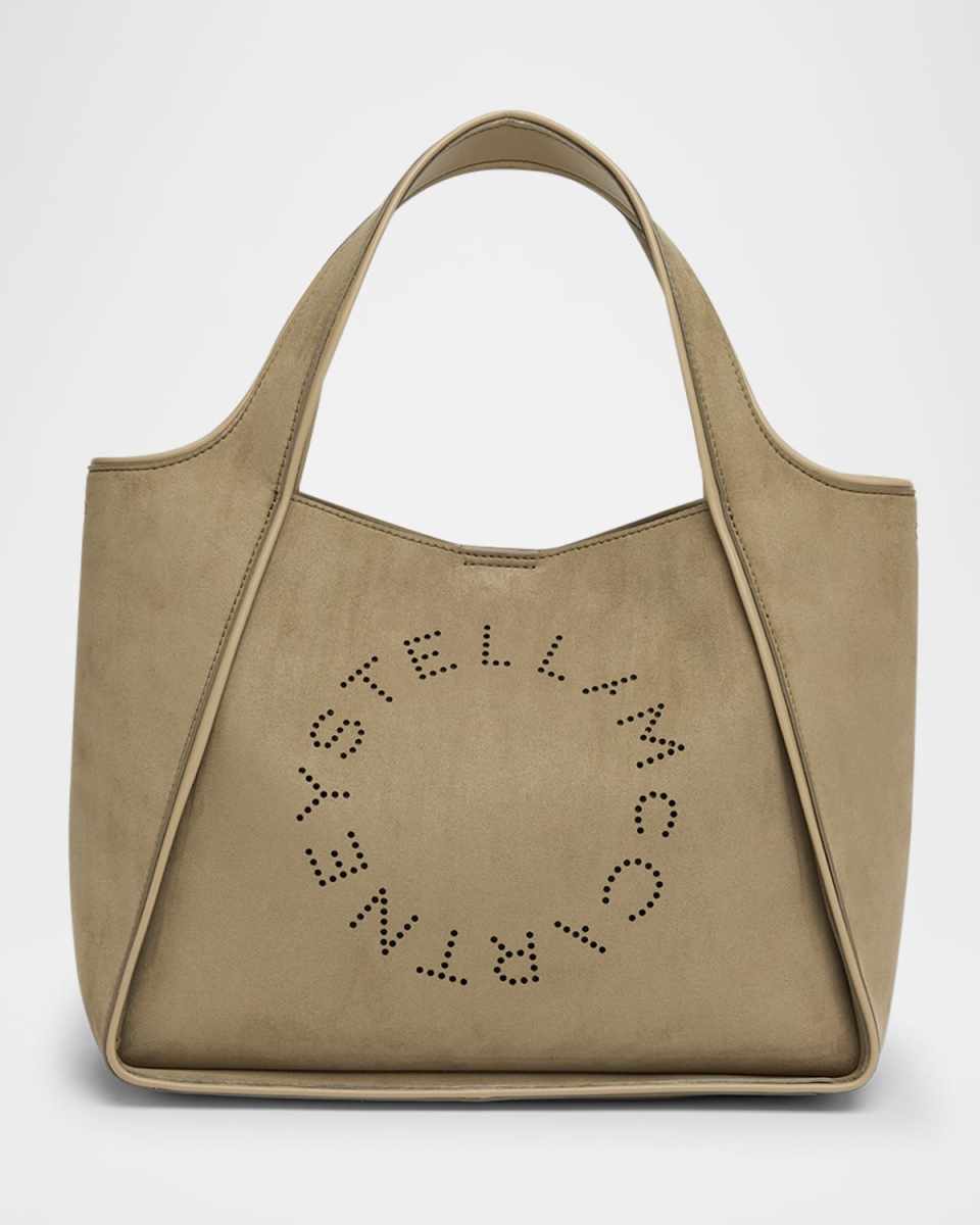 Logo Alter Suede Shoulder Bag